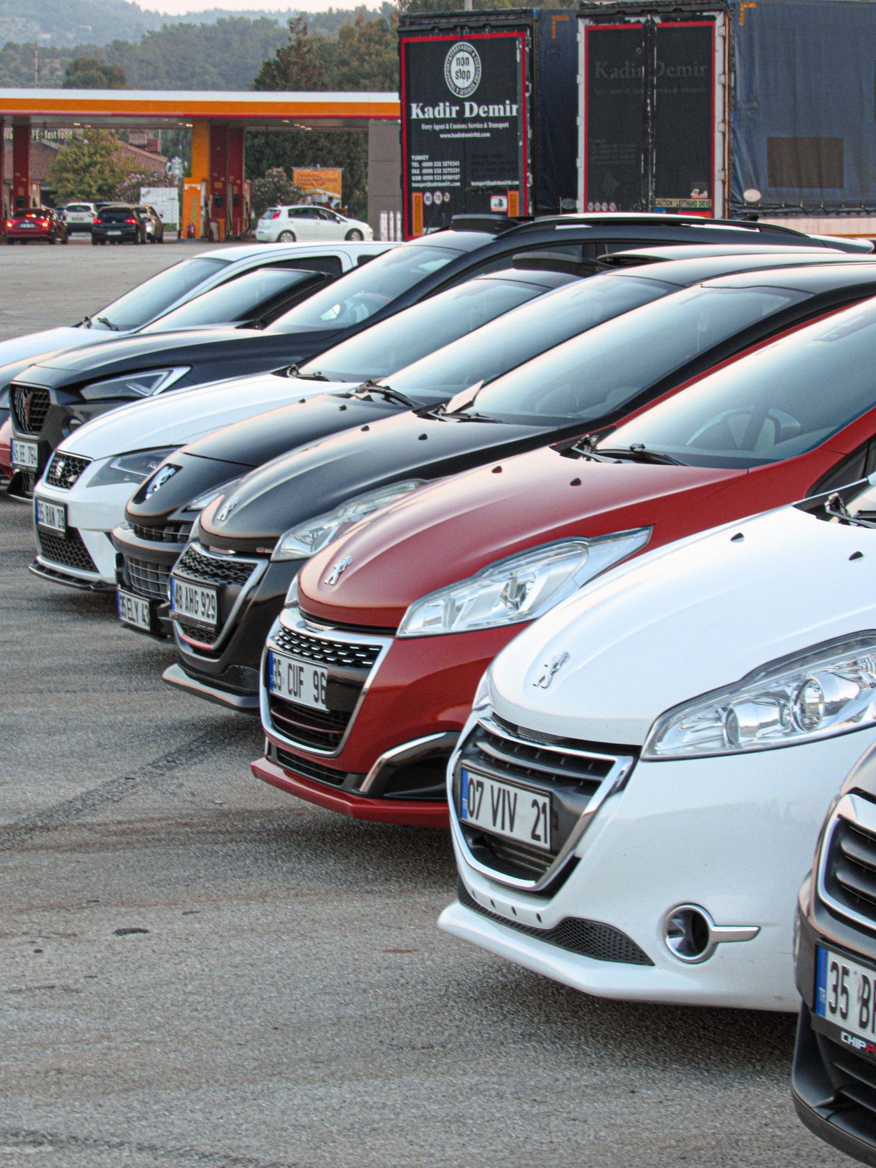 Representative passenger cars